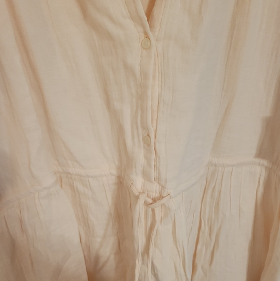 Waist-Defined Puff-Sleeve Mini Poet Dress - Picture 5 of 8